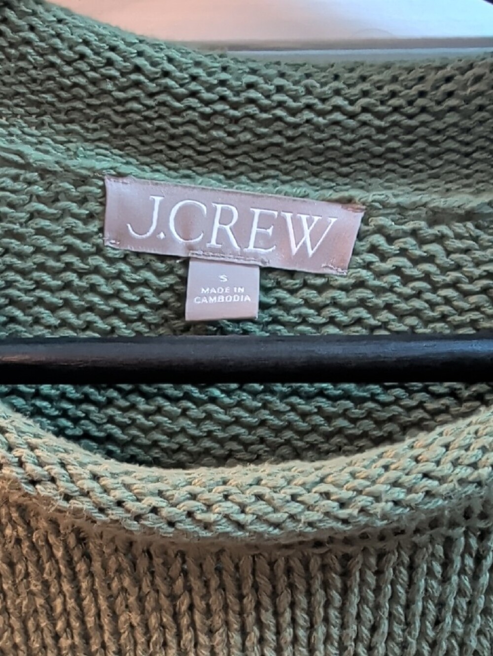 J. Crew Olive Green Cowl Neck Sweater - Picture 2 of 3